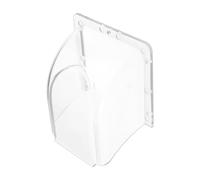 Create idea Cubierta de lluvia para timbre de puerta, control de acceso, impermeable, cubierta de plástico para lluvia, adecuada para campanas de puerta y walkie talkies, transparente