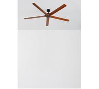 CREATE - Ventilador de techo 40W silencioso 100% madera varios tamaños - Sin luz - Mando a distancia - WIND INDUSTRIAL WOOD
