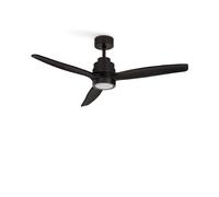 CREATE - Ventilador de Techo 40W Silencioso Ø132 cm, 6 velocidades, Función invierno/verano - Motor Negro - WIND STYLANCE