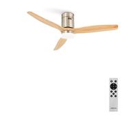WIND CALM - Ventilador De Techo 40W Silencioso Con Aspas De ABS Técnico Varios Tamaños Mando A Distancia