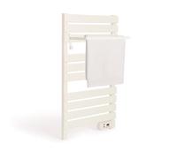 CREATE / Warm Towel 500W / Toallero eléctrico Blanco con Estante / 96.9x5x55 cm/para Suelo o Pared. Temporizador. Pantalla LCD. bajo Consumo