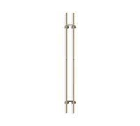 CREATE/Warm Towel Tube/Toallero eléctrico 2 Barras Oro Cepillado/Diseño Vertical, 150x13cm, 2 ajustes Temperatura, Temporizador, Acero Inoxidable, 120W