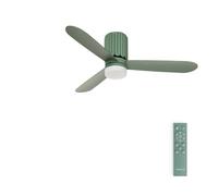 WIND CALM SCULPT - Ventilador De Techo 40W Silencioso Ø132 Cm Con Luz LED M (Ø132cm) (estancias 10m²-25m²)