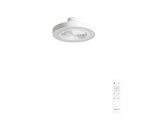 CREATE / WIND CLEAR EASY S/Ventilador de techo con aspas ocultas blanco con mando / 40W, Silencioso, Ø50 cm, luz LED 3 temperaturas, temporizador, función verano-invierno