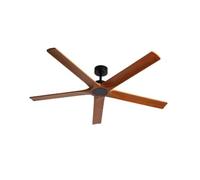 CREATE / WIND INDUSTRIAL WOOD XXL/Ventilador de techo 100% madera con mando / 40W, Silencioso, Ø183 cm, 6 velocidades, programable, función verano-invierno