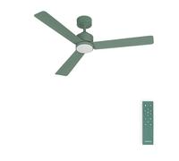 CREATE / WIND MODERN M/Ventilador de techo con luz verde sage con mando / 40W, Luz LED 3 temperaturas, Ø132 cm, programable, 6 velocidades, función verano-invierno