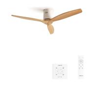 WIND CALM - Ventilador De Techo 40W Silencioso Con Aspas De ABS Técnico Varios Tamaños Sin Luz