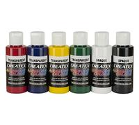 Createx Colors 5801-00 - Juego de pintura para aerógrafo, 2 onzas, multicolor