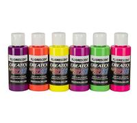 Createx Colors 5802-00 - Juego de aerógrafo AB (2 onzas), color fluorescente