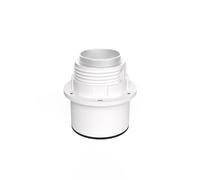 Creative cables - Casquillo E27 de pared o de techo para BT-Day - Impermeable IP44 - Blanco