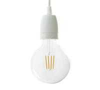 creative cables Kit portalámparas de Porcelana E27 - Blanco