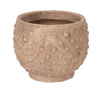 Creative Co-Op Maceta, 52% Arena, 48% Cemento, Beige, 9 Pulgadas de Largo x 9 Pulgadas de Ancho x 7 Pulgadas de Alto