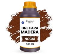 Creative Deco 500 ml Barniz Madera Interior Tinte al Agua | Color Nogal