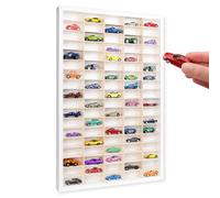 Creative DECO Blanca Vitrina Expositora Coleccionista para 90 Coches