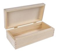 Creative DECO Larga Caja Madera para Decorar | 24 x 11,3 x 7,2 cm