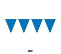 Creative - Guirnalda para fiestas de 10 m y 15 banderas, color azul (22620)