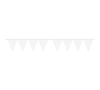 Creative - Guirnalda para Fiestas de 10 m y 15 Banderas, Color Blanco (22621) (Paquete de 2)