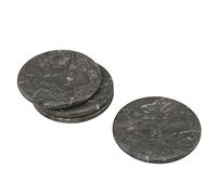 Creative Home - Posavasos (4 Unidades, 10,2 cm), Color Gris