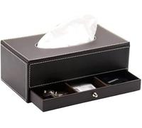 Creative Multi-Functional Desktop Drawer Storage Fashion Storage Box Suitable For Home And Office(Brown)