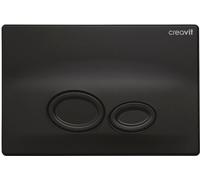 Creavit, placa de accionamiento para inodoro de tipo "drop", con sistema de descarga de doble caudal, color mate