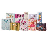 CRELANDO® Juego de bolsas de regalo (Flores y corazones)
