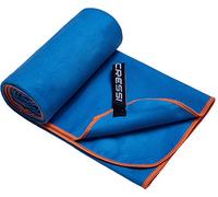 CRESSI Microfibre Fast Drying Towel Azure/Orange 60x120 cm