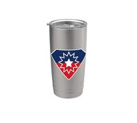 Cresta de Juneteenth Vaso térmico de acero inoxidable de doble pared
