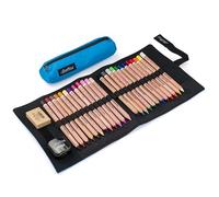 CRETACOLOR Estuche Enrollable MegaColor 28 Piezas