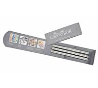 CRETACOLOR Graphite Aquarelle HB - Juego de 3 lápices (2 unidades), color negro, 180 00
