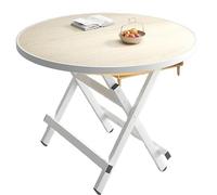 CREVICOSTA QUALITY MARK MARCAS DE CALIDAD - Mesa Redonda Plegable Moldeada por inyección de 60 x 60 x 50 (Madera)