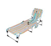 CREVICOSTA QUALITY MARK MARCAS DE CALIDAD - Prestige 2013 - Tumbona de Playa Tipo Masaje con Nevera, Plegable y reclinable. 4 Posiciones (Multicolor)