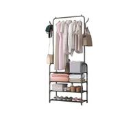 CREVICOSTA QUALITY MARK MARCAS DE CALIDAD - Zapatero y perchero AM, 4 estantes, 16 tubos 60 x 29,5 x 152