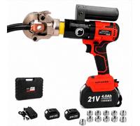 Crimpadora 2 En 1 & Cortacables,Crimpadora De Terminales & Cortacables | Rango De Crimpado 16-300 Mm² 2in1kit,Crimpado 16-300 Mm², Para Mantenimiento EléCtrico En Obra