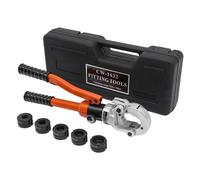 Crimpadora Hidráulica Crimpadora De Cobre Herramienta Crimpado Tubo Cobre, Con 5 Matrices V12 V15 V18 V22 V28 Manguera Crimpadora Conexiones, Para Energía Electricidad Comunicación Transporte