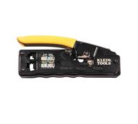 Crimpadora profesional de trinquete, Crimpadora modular compacta CAT6, CAT5e, CAT3, más Klein Tools VDV226-107.