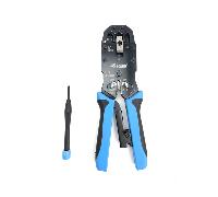 CRIMPADORA PROFESIONAL RJ11-RJ12-RJ45 EQUIP 129409