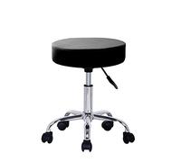 Crisnails - Taburete Giratorio con Ruedas para Peluquería, Cosmética, Dentista, Silla de Trabajo Profesional Giratoria