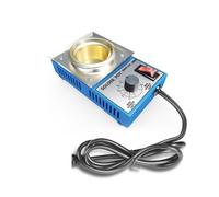 Crisol de mano de 150W/300W, horno de fusión de estaño con temperatura ajustable, herramientas de desoldar y soldadura electrónicas portátiles(21C 150W)
