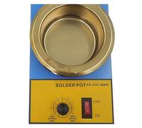 Crisol de Soldadura, Crisol de soldadura de aleación pequeña, horno de fusión de estaño ajustable con temperatura, 150W/300W(100W)
