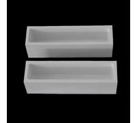 Crisoles cerámicos de nitruro de boro de alta pureza: recipiente aislante resistente a altas temperaturas for uso industrial, 1 unidad(50x20x20mm NO Lid)