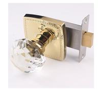 Cristal Estilo Americano Cerradura de Bola Pared Fondo Manija Puerta