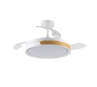 CRISTALRECORD Ventilador LED aspas plegables Movic 72W 7920Lm CCT