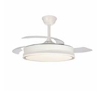 Cristalrecord ventilador led aspas retráctiles supereco blanco 45w 44