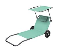 CRIVIT Tumbona de playa y de transporte (turquesa)