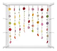 Crochet Garland Wall - Boho Hand-Knitted Hanging Art | Lily of The Valley
