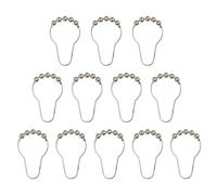 Crochets Anneaux Douche En Acier Inoxydable Pour Femmes Filles Propriétaire | Crochets Rideau De Douche Salle De Bain Lot De 12 Anneaux Coulissants En
