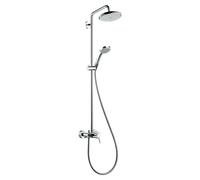 Tubo de ducha Croma 220 1jet de hansgrohe con mezclador monomando, cromado, 27222000