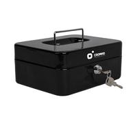 Cromad cr1224 caja de caudales metalica - cerradura de llave - 3 compa