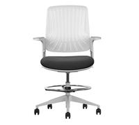 Cromad elevare pro silla de oficina - elevador de gas - respaldo ergon