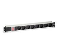 Cromad regleta pdu rack 19' de 8 tomas + interruptor aluminio (3500w,